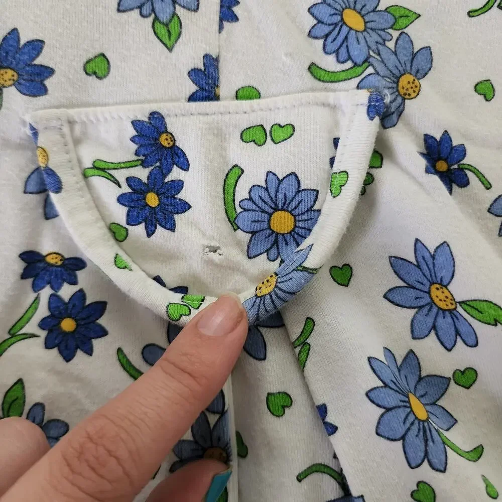 Vintage Floral Romper kids 12/14